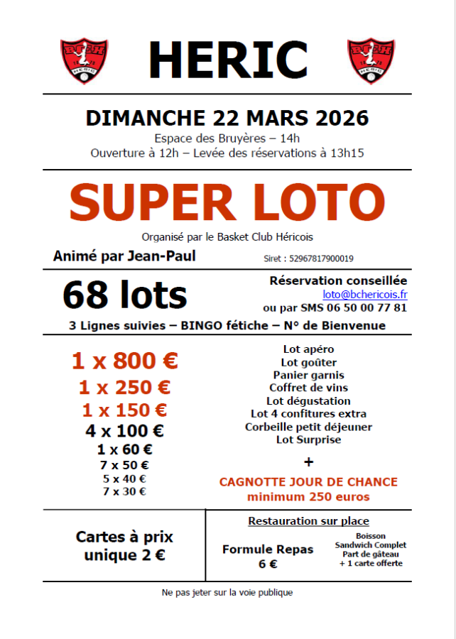 Loto du printemps